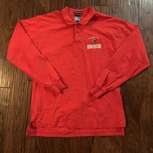 VTG Ohio State Buckeyes Rugby Polo Long Sleeve Pro Player Shirt SZ XL